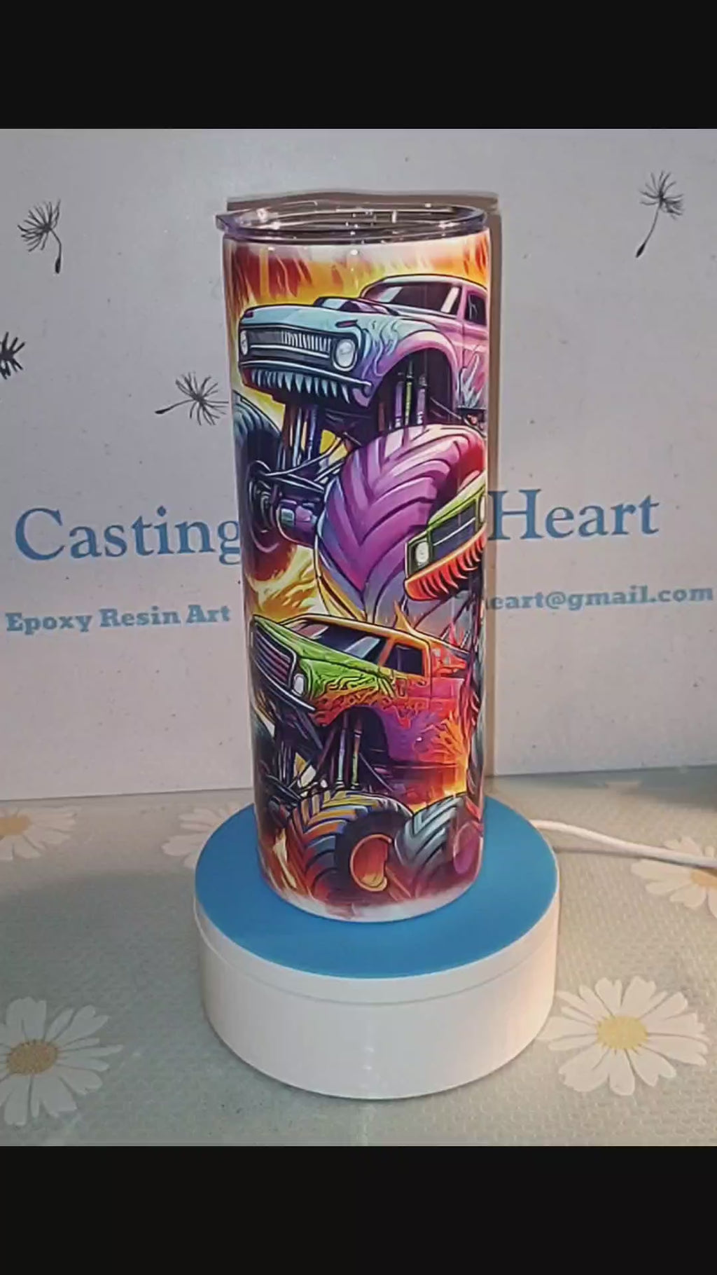 Monster Truck 20 oz Tumbler