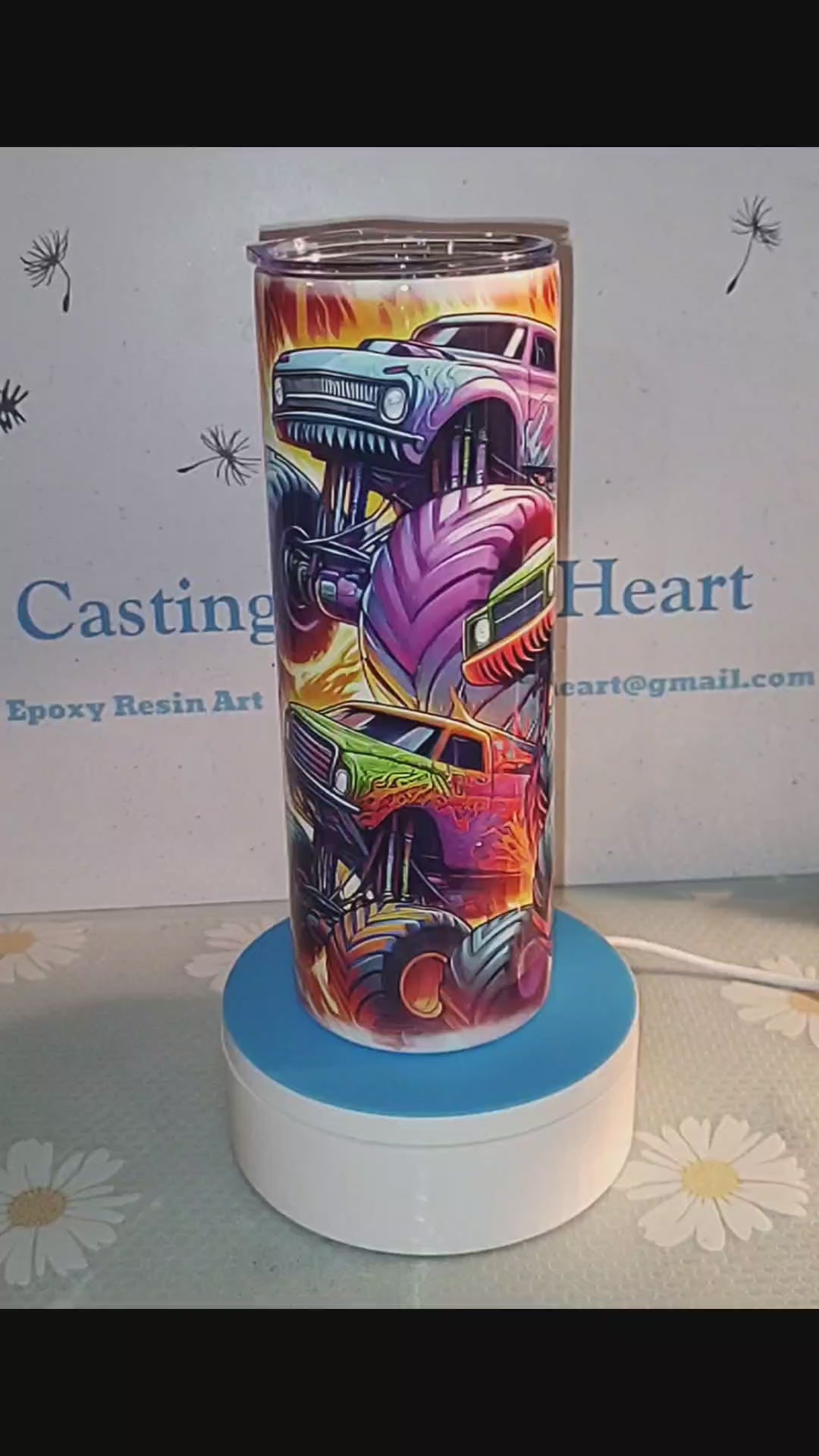 Monster Truck 20 oz Tumbler