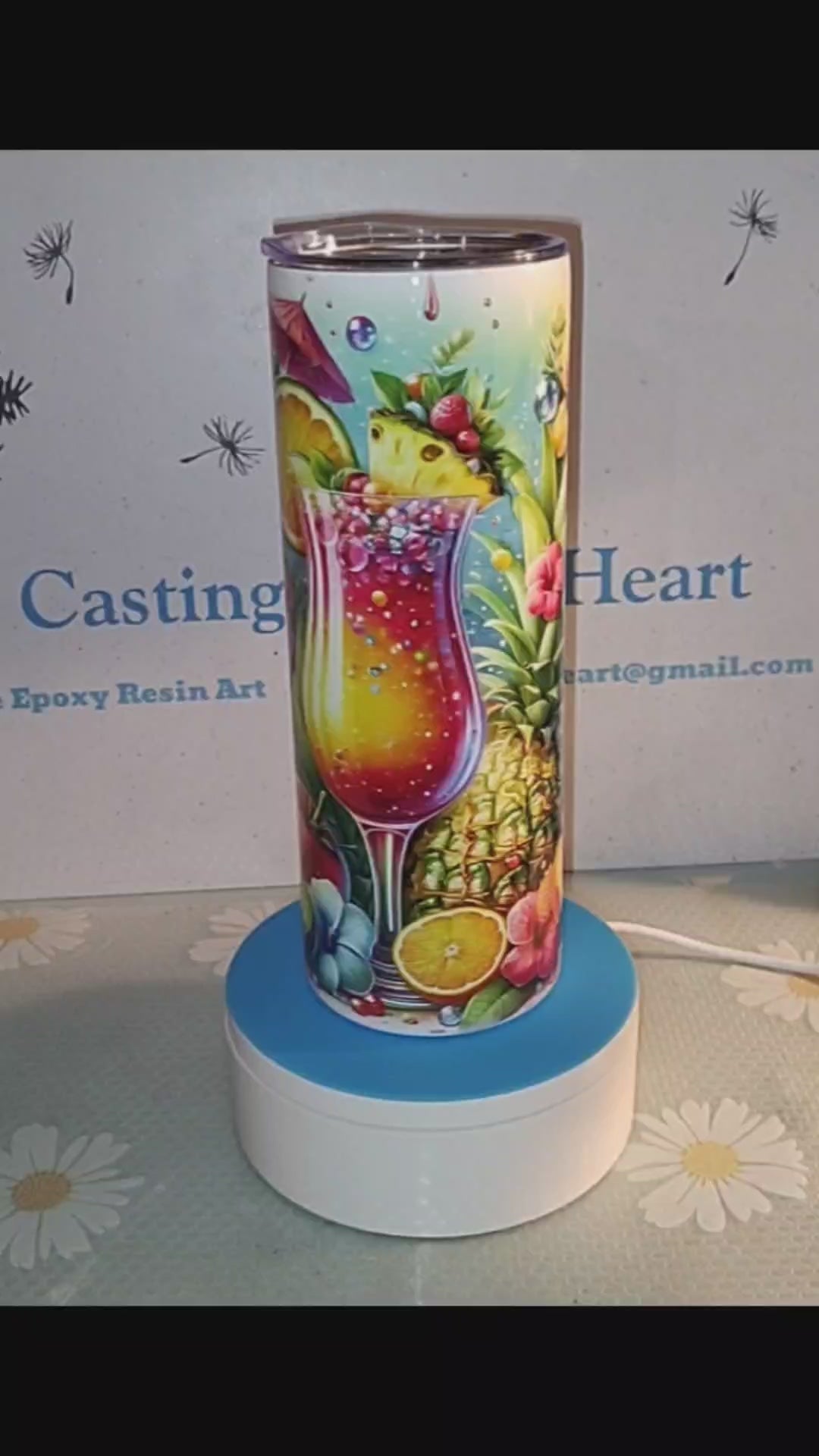 Tropical Summer 20 oz Tumbler