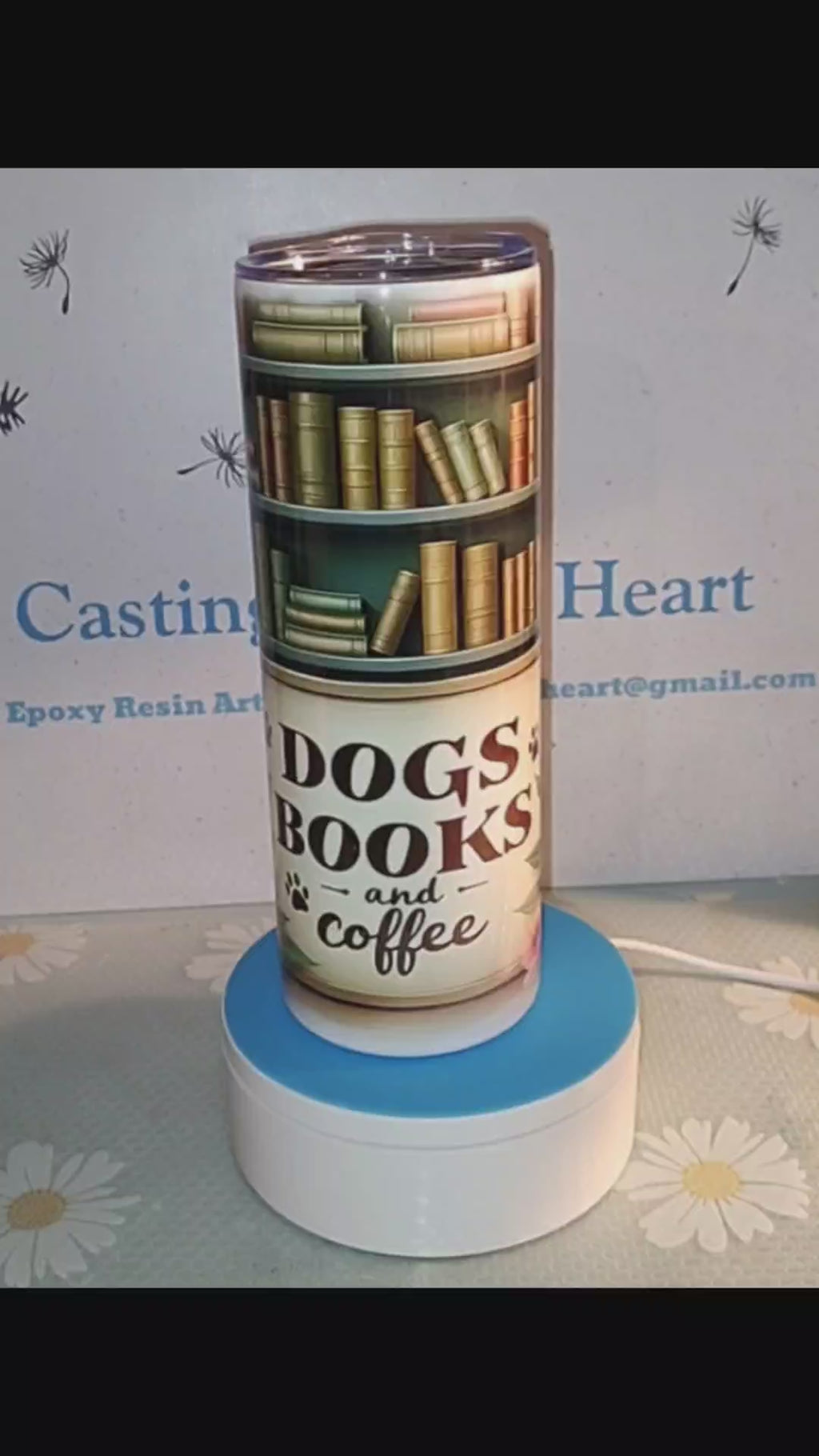 Dogs, Books and Coffee 20 oz Tumbler