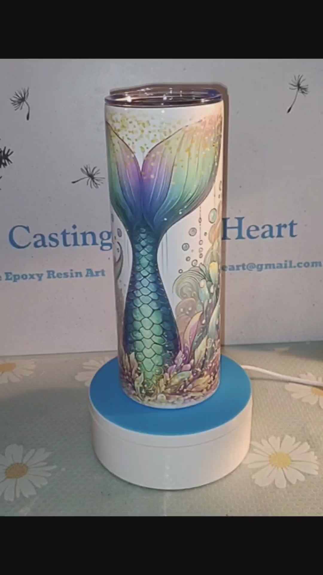 Mermaid Tail 20 oz Tumbler