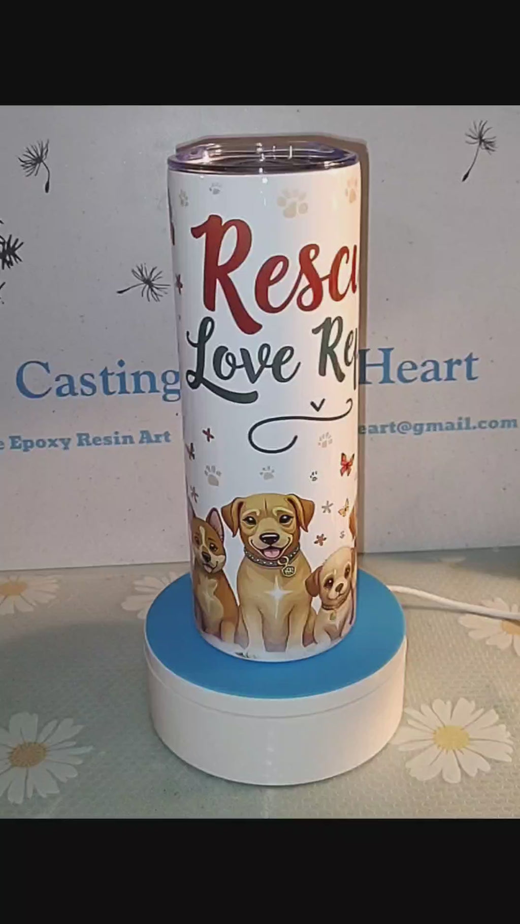 Rescue-Love-Repeat 20 oz Tumbler