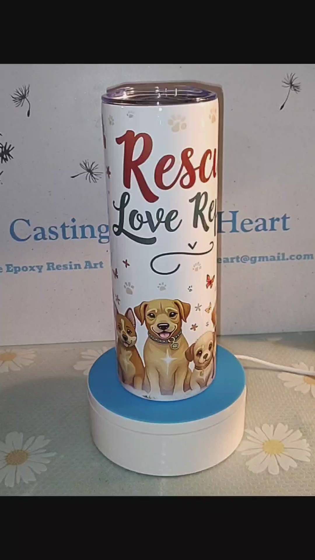Rescue-Love-Repeat 20 oz Tumbler