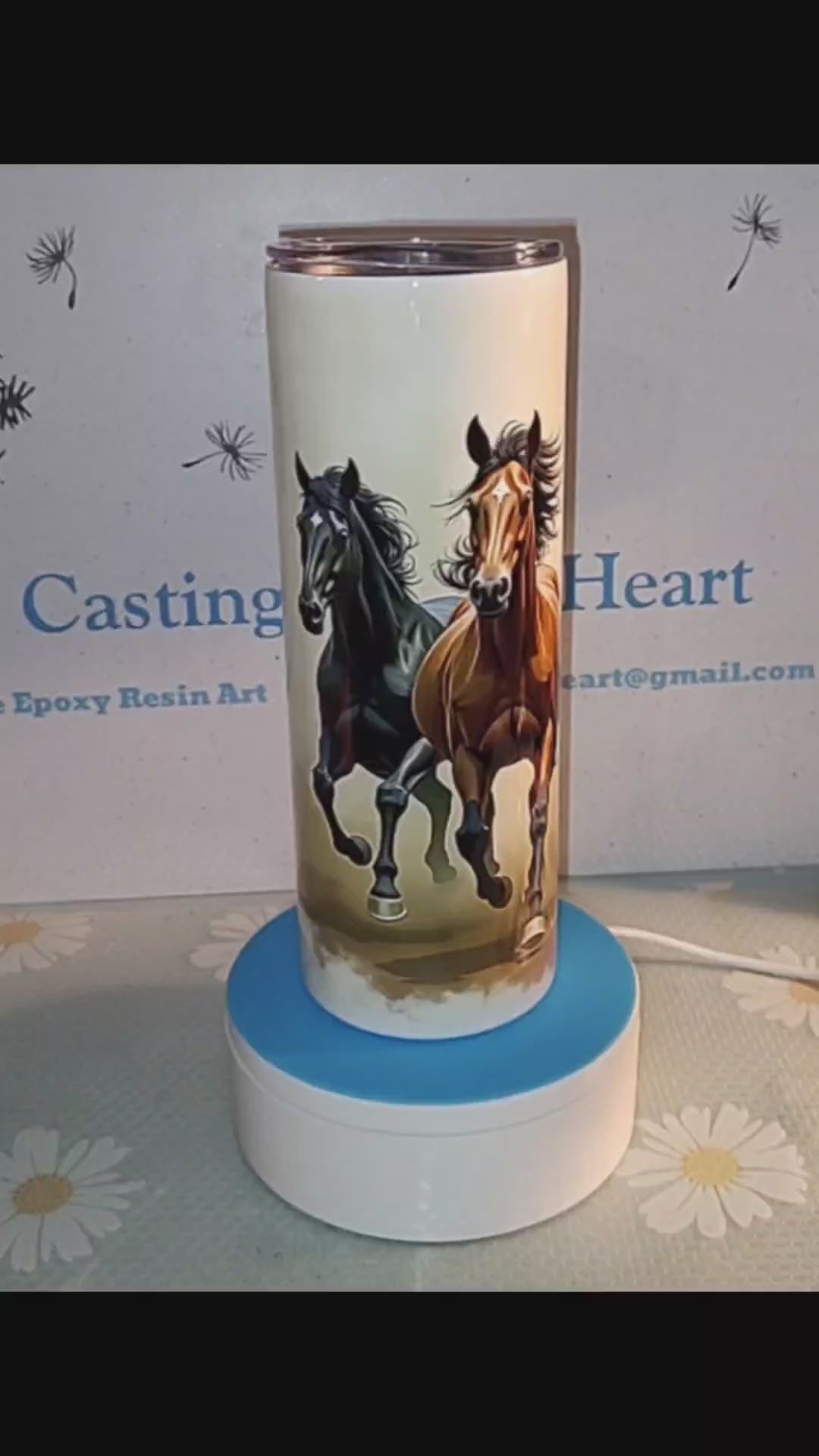 Galloping Stallions 20 oz Tumbler