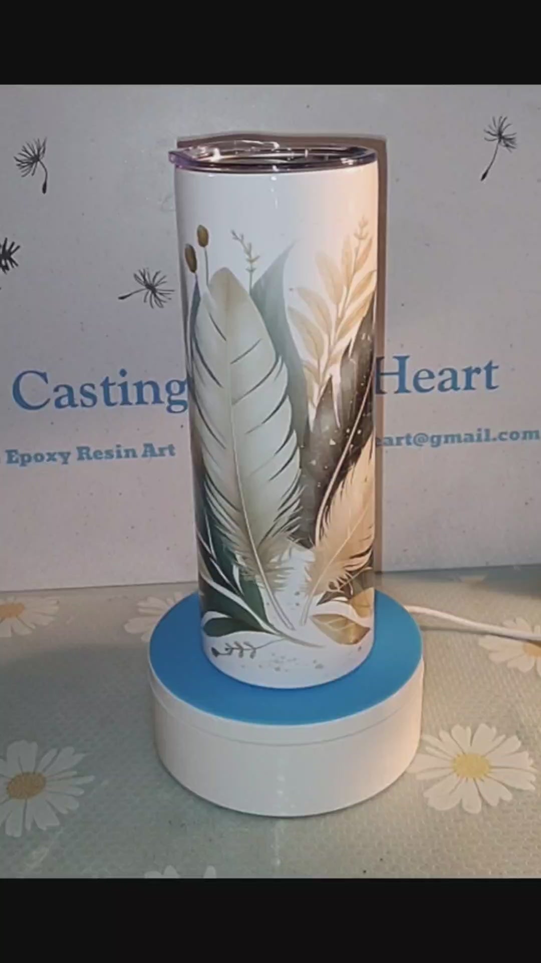 Feather 20 oz Tumbler