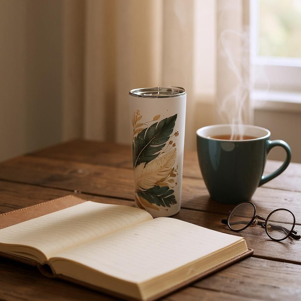 Feather 20 oz Tumbler