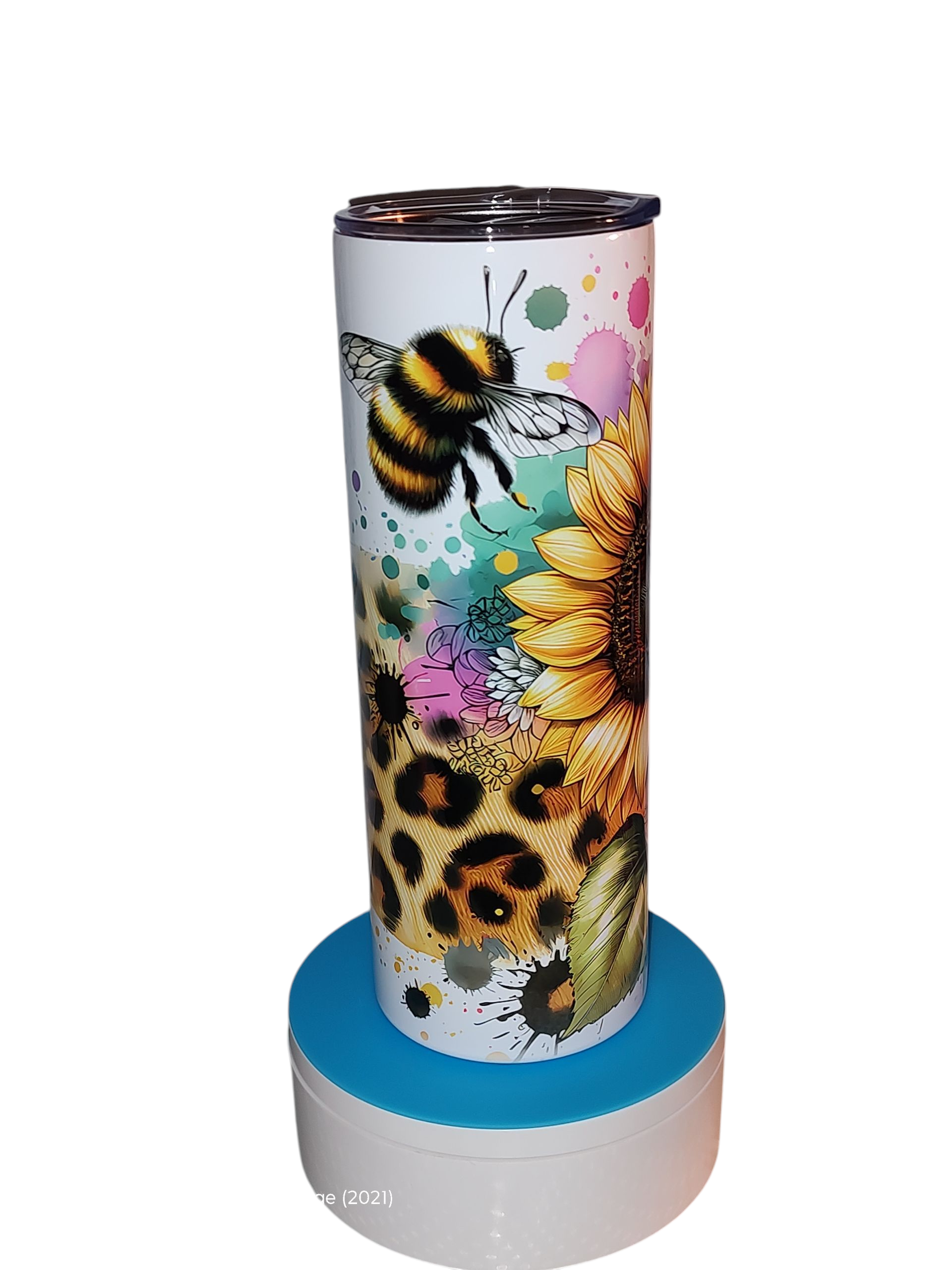 Sunflowers and Bees 20 oz Tumbler