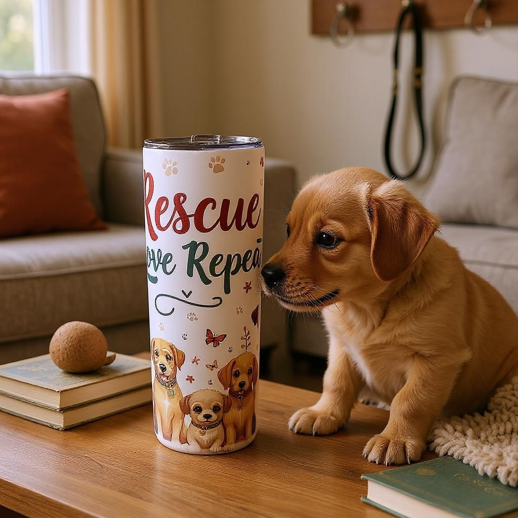 Rescue-Love-Repeat 20 oz Tumbler