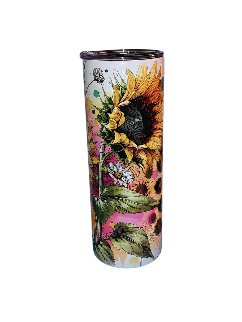 Sunflowers and Bees 20 oz Tumbler