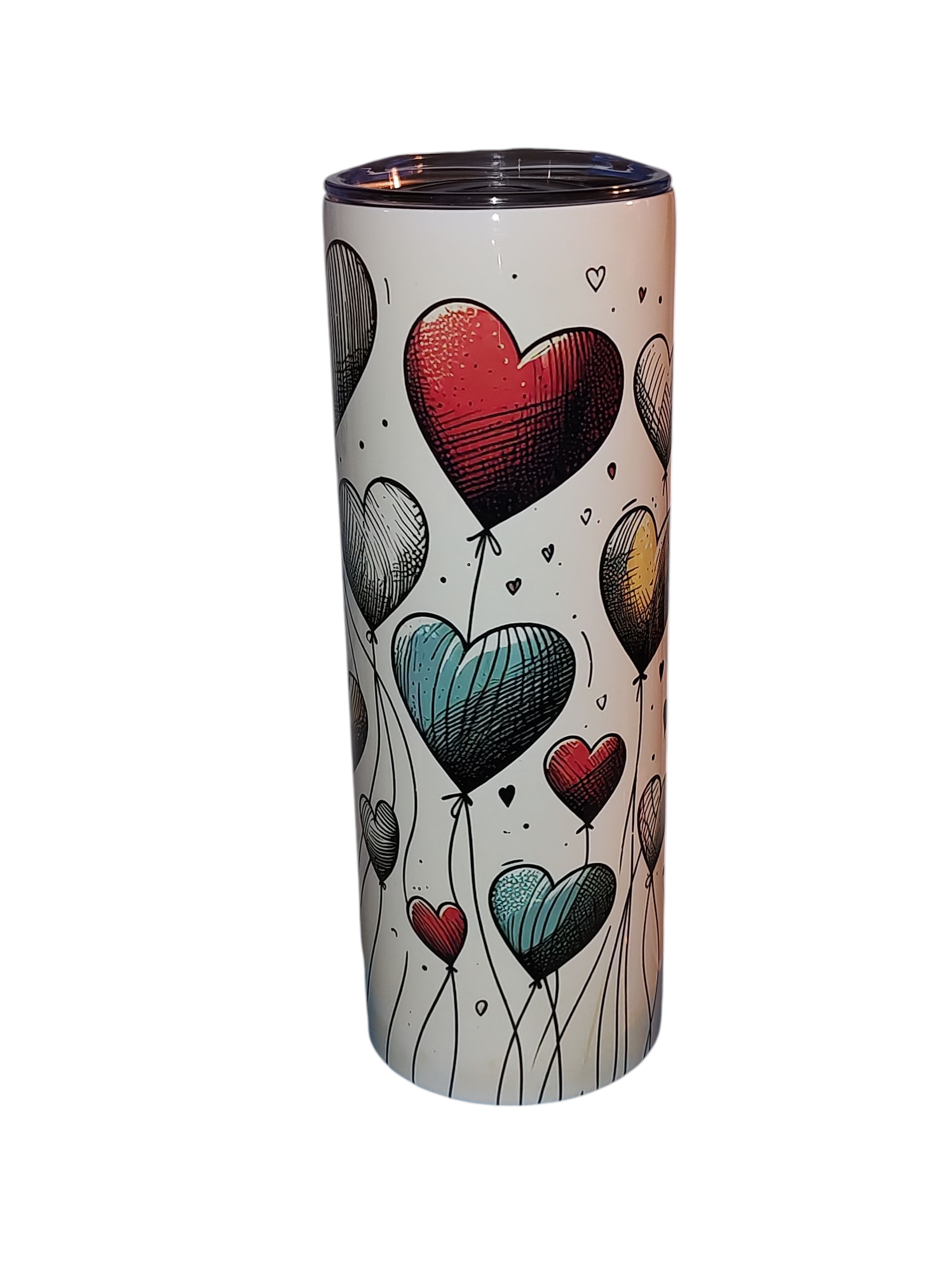Heart Balloons 20 oz Tumbler