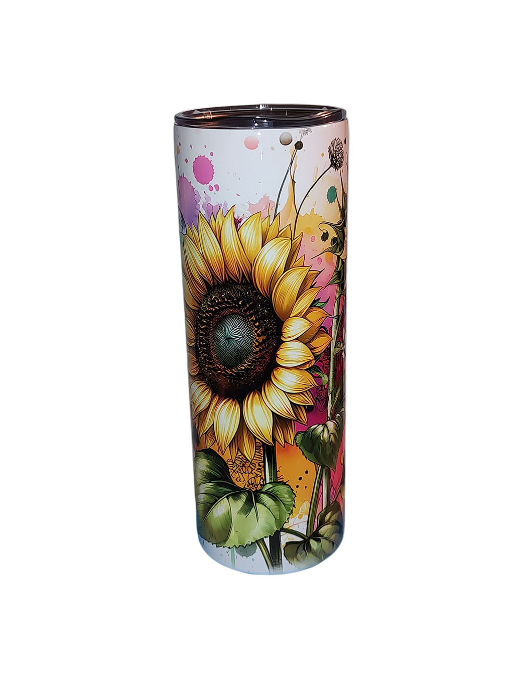 Sunflowers and Bees 20 oz Tumbler