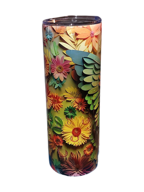Colorful Butterfly 20 oz Tumbler