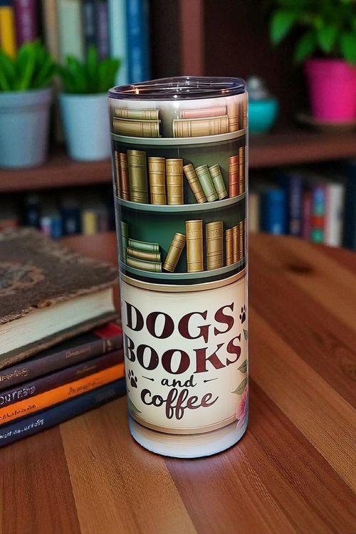 Dogs, Books and Coffee 20 oz Tumbler